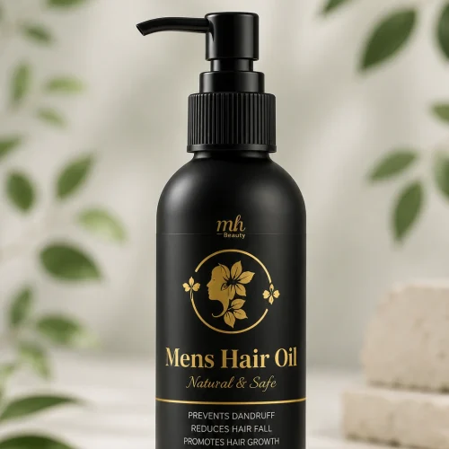 MH Beauty Organic Men's Hair Oil | Hair Growth & Scalp Care