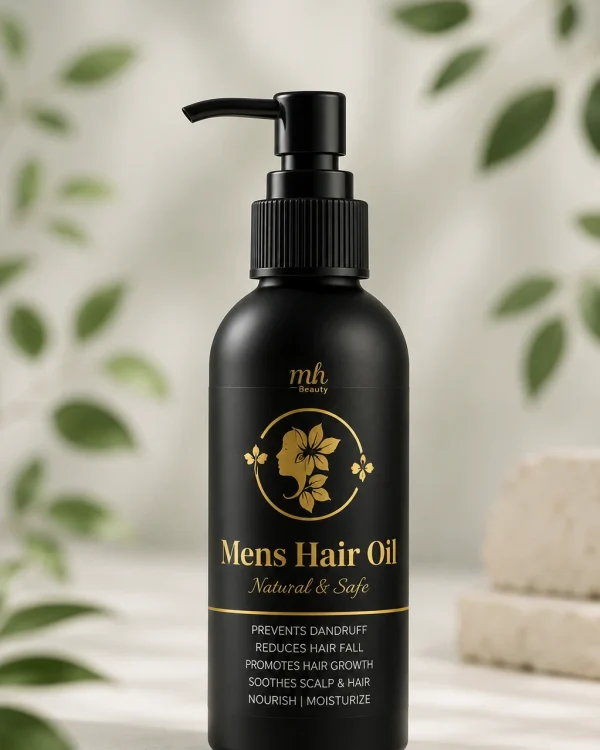 MH Beauty Organic Men's Hair Oil | Hair Growth & Scalp Care